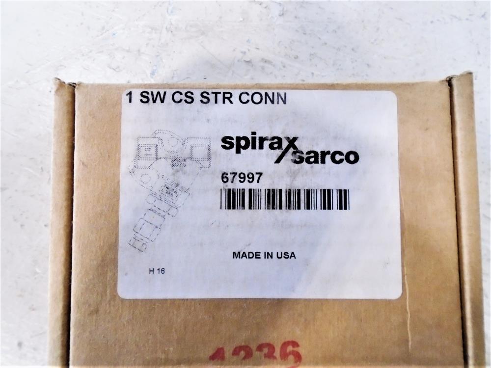 Spirax Sarco 1" Socket-Weld Strainer Connector 67997